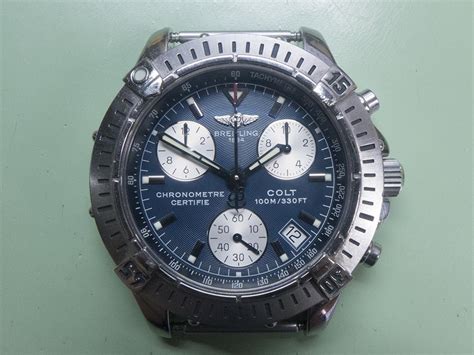 breitling colt battery change|Breitling watch replacement battery.